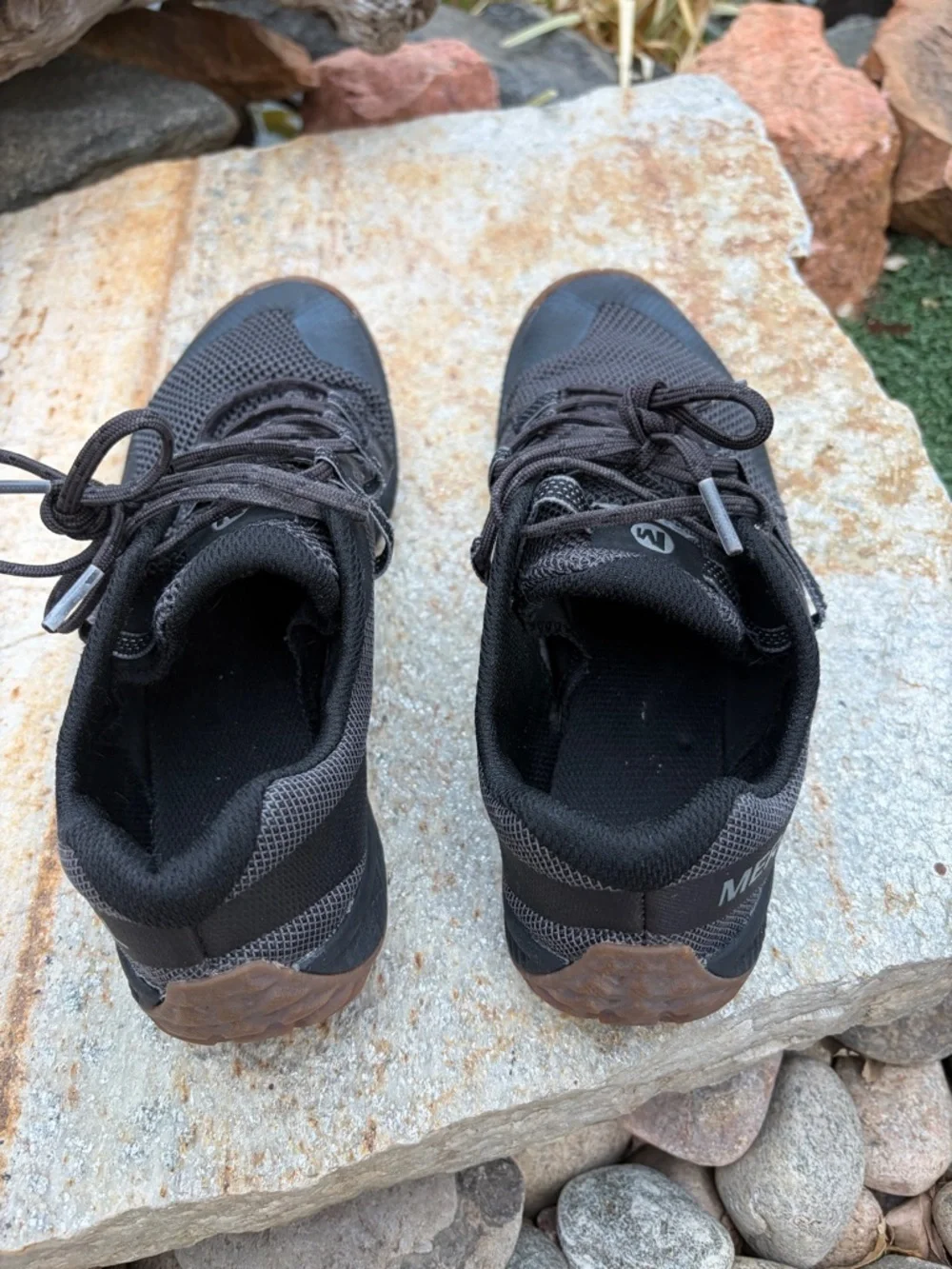 Merrell‎ Trail Glove Mens 8 Black Minimalist Barefoot Vibram